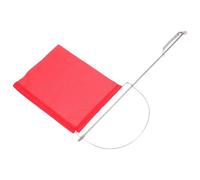 GOOHOCHY Drapeau de Direction du Vent Extérieur 180X130 CM Rouge Indicateur de Vent Léger et Portable pour Bateau Décoration Marine Polyvalente pour Navigation de Plaisance