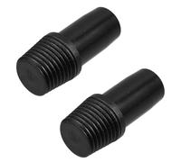 GOOHOCHY Embout Fileté 2 Pièces pour Manche à Balai Métallique Adaptateur de Rallonge Compatible Tiges Télescopiques Usage Ménager et Bureautique