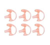 GOOHOCHY Embouts Auriculaires Installation Pratique et Respectueuse de l'environnement en Silicone Lot de 6 Rose pour Écouteurs Air Duct Adaptés aux Casques Audio Portables