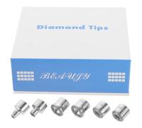 GOOHOCHY Embouts Microdermabrasion Diamant Précis pour Exfoliation Peau Visage Accessoires Beauté Salon et Domicile Conseils de Sculpture Microscopique