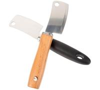 GOOHOCHY Ensemble 2pcs Couteaux à Fromage et Fruits en Acier Inoxydable, Prise Confortable, Coupe Précise, Cuisine Maison et Camping