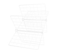 GOOHOCHY Étagère de Séparation pour Congélateur en Fer Blanc Structure Fine à 6 Grilles, Robuste et Polyvalente pour Organiser les Aliments et Ustensiles Cuisine la Maison