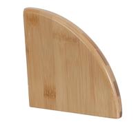 GOOHOCHY Étagère Murale d'angle en Bambou Naturel Étagère Flottante Quart de Cercle 15 Cm Rangement Gain de Place Polyvalent pour Plantes et Décoration Cuisine et Salle de Bain