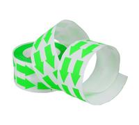 GOOHOCHY Étiquettes Autocollantes Fluo Vert en Papier 3cm Finition Soignée Danger Mains, pour L'école Loisirs Créatifs