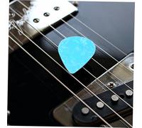 GOOHOCHY Étui Porte Médiators Guitare Portable PU avec Sac de Rangement et Médiators pour Folk Ukulélé Basse Design Simple et Pratique Couleur Aléatoire Couleur Aléatoire