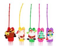 GOOHOCHY Étuis en Silicone pour Flacons de 30 ML 10 Pcs Design Coloré pour Voyage Couleur Aléatoire