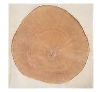 GOOHOCHY Feuilles de Placage Bois Circulaire pour Décoration Rustique, Matériau Bois Facile à Coller et Construction sans Gauchissement, pour Restauration de Meubles