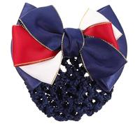 GOOHOCHY Filet à Chignon pour Femme 3 Couleurs Liseré Doré, Filet à Cheveux pour Service Cuisine, Accessoire Coiffure Professionnel pour Travail en Hôtel et Restauration