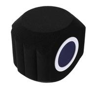GOOHOCHY Filtre Anti-Pop Microphone en Mousse Bleu Isolation Acoustique Joint Noir Écran Anti-Vent pour Enregistrement Vocal Protection Sonore pour Podcast et Streaming Accessoire