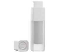 GOOHOCHY Flacon de Lotion Rechargeable 30ml en Plastique As Résistant, Pompe sous Vide Réutilisable pour Voyage et Déplacements Professionnels