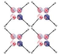 GOOHOCHY Fléchettes Magnétiques Jeu Éducatif 20 Pièces pour Garçon et Filles avec Drapeau National, Plastique et Fer, Bords Lisses pour Intérieur et Exploration du Monde