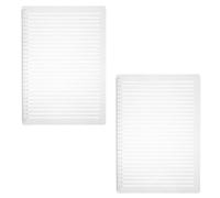 GOOHOCHY Gabarits de Lignes Droites Modèle Polyvalent 27 Cases 2 Ensembles en Plastique Règle de Mesure Précise pour Dessins Techniques et Besoins Créatifs