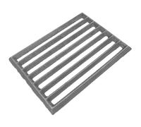 GOOHOCHY Grille de Barbecue Extérieure en Fonte 23,5X17 CM, Accessoire Rectangulaire pour Cuisson Feu de Bois, pour Barbecue Encastrable et Grillades en Plein Air