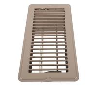 GOOHOCHY Grille de Ventilation Sol en Métal 4 x 10 Pouces, Couverture de Bouche d’Aération pour Plancher, Structure Métallique, Diffusion d’Air, Usage Bureau
