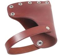 GOOHOCHY Housse de Protection en Cuir pour Petite Hache 12X10 CM Étui Portable pour Outils d'Extérieur Protège-Lame pour Randonnée Camping et Chasse