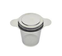 GOOHOCHY Infuseur à Thé en Acier Inoxydable avec Double Poignée, Filtre à Thé à Petites Perforations pour Infusion de Feuilles et Épices, Adapté pour Tasse et Théière