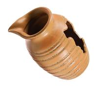 GOOHOCHY Jar Céramique Vintage avec Fontaine Décorative pour Aquarium Et Jardin Distributeur Eau Accessoire De Décoration Multifonctionnel pour Créer Un Environnement Paisible