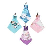GOOHOCHY Kit de Chiffons de Nettoyage pour Lentilles et Écran 4 Pièces, Porte-clés Imprimé, Microfibres Douces, Compact et Léger, pour Écrans Électroniques et Lunettes, Usage Quotidien,