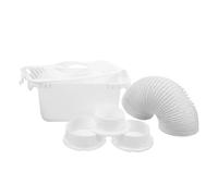 GOOHOCHY Kit De Connecteur Aération Pour Sèche-linge Intérieur Tuyau De Conduit Collecteur De Condensats Pour Sèche-linge Électrique Accessoires Entretien