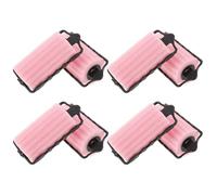 GOOHOCHY Kit de Permanente pour Hommes 8 Bigoudis en Mousse Auto-agrippants, Boucles Spirales Confortables, Outil Coiffure sans Danger