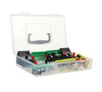 GOOHOCHY Kit Éducatif D'électricité Portable en PVC pour Étudiants Collégiens Coffret Compact Favorisant la Compréhension des Bases de L'électricité en ouleur Couleur Aléatoire