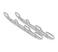 GOOHOCHY Lames de Rechange en Acier Inoxydable pour Patins à roulettes, Taille Petite 253 Mm, Set 1 Paire, Accessoire pour Patinage sur Glace et Roller Hockey, Fourniture Résistante