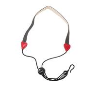 GOOHOCHY Lanière de Cou pour Clarinette, Réglable, Rembourrée, Crochet | Support Doux en Daim et Cuir Synthétique, Usage t Voyage, Noir, pour Adultes et Étudiants