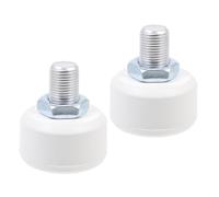 GOOHOCHY Lot de 2 Butées de Frein Réglables en Caoutchouc Haute Élasticité pour Patins à roulettes Quad Accessoire Patin Roulette Compatible Patinoires et Parcs Frein Fiable et Sécurisé