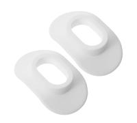 GOOHOCHY Lot de 2 Embouts Buccaux de Plongée en Silicone Souple Protège-Lèvres Blanc Ivoire Compatibles Détendeurs Standards Accessoire Anti-Froid pour Plongée sous-Marine
