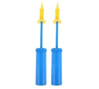 GOOHOCHY Lot de 2 Pompes Manuelles Portables pour Ballons Embout Incliné, Mini Gonfleur Léger pour Objets Gonflables, pour Fêtes, Voyages et Décoration, Pompe à Air Précise et