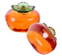 GOOHOCHY Lot de 2 Presse-papiers en Cristal de Kaki, Poids Lourd, Multi-usages pour Calligraphie, Couture et Découpe de Tissu, Décoration Bureau Pratique et Élégante, Figures en Cristal