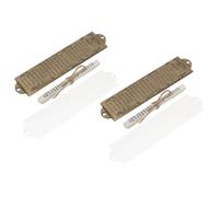 GOOHOCHY Lot de 2 Sets de Mezouzahs en Métal Bleu Ancien 132mm Parchemin de Prière, Décoration Murale Judaïque Religieuse, Symbole de Bénédiction pour Maison et Bureau