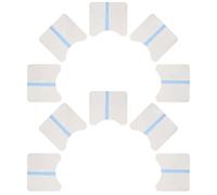 GOOHOCHY Lot de 20 Bandes Adhésives Transparentes 16,5 X 15 Cm pour Cuisses et Hanches, Patchs Raffermissants et Sculptants Invisibles, Adhésif Hypoallergénique, Effet Lifting