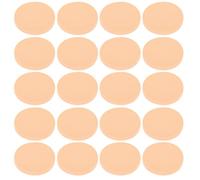 GOOHOCHY Lot de 24 Éponges à Maquillage Rondes Absorbantes en Éponge Khaki Résistantes la Perte Démaquillage Visage