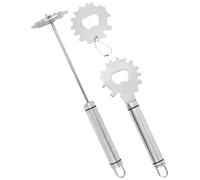 GOOHOCHY Lot de 3 Grattoirs en Acier Inoxydable pour Barbecue Nettoyeur de Grilles Multifonction Outil de Nettoyage pour Grill Extérieur et Camping Accessoires Solide et Pratiques