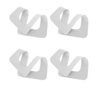 GOOHOCHY Lot de 4 Patchs PVC Gris Clair pour Réparation Boîtier d'Aileron Sup Patchs Universels Renforcés pour Paddleboard Surf et Longboard Accessoires Solide pour Fixation et Contrôle