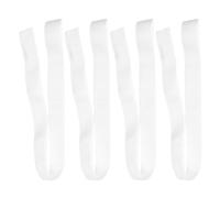 GOOHOCHY Lot de 4 Sangles Blanches Centrales pour Filet de Volley-Ball Nylon Résistant aux Intempéries Marquage Précis pour Entraînement et Compétition en Extérieur Accessoire