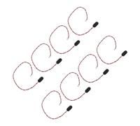 GOOHOCHY Lot de 8 Connecteurs à Boucle Rigide pour Pile 9V de Type I avec Port Câble 300 MM Clips en Plastique pour Alimentation Micro Actif Fixation Fiable pour Projets Électroniques