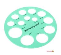 GOOHOCHY Mesure Bride Pour Embouts Jauge Embout Règle Outil De Mesure Pour Brides Dimensionnement De