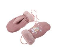 GOOHOCHY Moufles de Ski Imperméables Chauds Garçons Filles pour Garçon et Filles Hiver en Polyester et Polyuréthane Cordon, pour Sorties Ski et Vacances