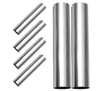 GOOHOCHY Moules Faciles à Utiliser Réutilisables Tubes Cylindriques en Acier Inoxydable Lot de 6 à Croissants et Desserts pour Décoration Pâtissière Décoration Pâtissière