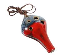 GOOHOCHY Ocarina C Médium pour Instrument à Vent Créatif Céramique Modèle Débutant Facile à Apprendre et Portable Couleur Aléatoire Couleur Aléatoire