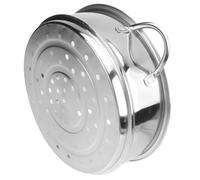 GOOHOCHY Panier Vapeur Multifonction en Acier Inoxydable Rond pour Cuisson Vapeur Uniforme du Riz et Pommes de Terre, Famille Cantine