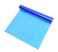 GOOHOCHY Papier D'emballage Cellophane Bleu 40cm pour Fleurs et Aliments, Haute Densité, Découpe Facile, Rouleau pour Emballage Présent et Décoration