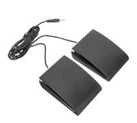 GOOHOCHY Pédale Effet Abs Électrique Noire Piano en Sustain de Résistante aux Dommages et Sonore Continu, Design Créatif Usage Pratique pour Batterie Électronique