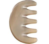 GOOHOCHY Peigne de Massage en Corne D’ox Léger et Portable pour Cuir Chevelu et Cheveux Design Unique pour Relaxation et Bien-être Quotidien