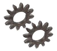GOOHOCHY Pièces d'Engrenage Robustes pour Machines à Pâtes Manuelles 2 Pièces Faciles à Nettoyer Accessoires Cuisine pour Fabrication de Pâtes Maison Pressage Uniforme