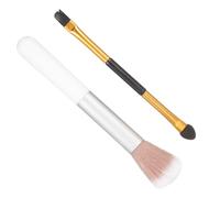 GOOHOCHY Pinceau Surligneur Double Tête 2 Pièces Pinceaux Maquillage Yeux Petit Pinceau Fard à Paupières Outils De Maquillage Et Salon Accessoire Cosmétique Pratique