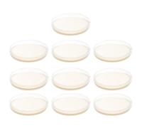 GOOHOCHY Plaque d'agar 10pcs de 9 cm pour exposition scientifique, boîte de Petri à agar prête à l'emploi, pour étudiants et culture microbienne générale