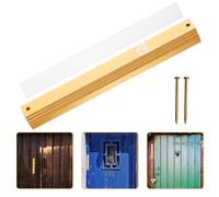 GOOHOCHY Plaque Mezuzah Métal Vintage Décor Porte Entrée Style Rétro Ornement Judaica pour Maison et Bureau